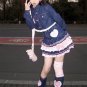 Sweet Lolita Denim Y2k Mini Skirt Size S