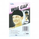 Dream World Deluxe Black Wig Cap 2 Pieces