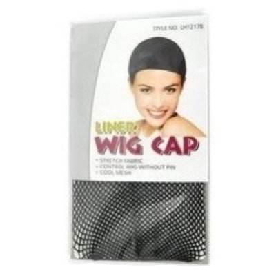 KOVI Black Wig Cap Liner Style W04 Breathable Stretch Fabric Appropriate  Length