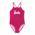 Zara Barbie Mattel Foil Metallic Print Pink Swimsuit Size XS 34