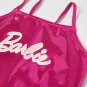 Zara Barbie Mattel Foil Metallic Print Pink Swimsuit Size XS 34