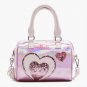 Deichmann Barbie Mattel Metallic Foil Pink Mini Bag