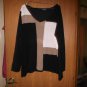 Color Block Sidetail Tunic Sweater Size 1x