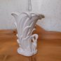 Vintage McCoy Pottery Swan Vase in Matte White 9 1/4 Inches *VGVC*