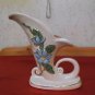Vintage Hull/USA Magnolia Cornicopia 1953 Vase with Gold Leaf #H-10-8 1/2