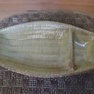Vintage California Pottery Chip & Dip Dish #S4