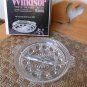 Federal Glass Windsor Crystal In Box 8 1/2 inch Divided Relish Plate EVC