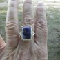 Sodalite in Sterling Silver Ring 7ct Size 8