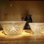Vintage Retired Anchor Hocking Wexford Serving Bowl Set (2) *EVC*