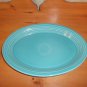 Beautiful Marked Homer Laughlin Fiesta Turquoise Platter 13 1/2 x 9 *mint condit