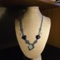 Handmade Multi Blues Green Glass Bead Necklace 18 Inch *NWOT*