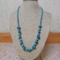 Beautiful handmade stabilized Turquoise nugget necklace