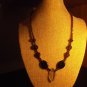 Handmade Purple Glass Bead Necklace 18 Inch *NWOT*