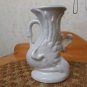 Vintage Mid Century Pottery Swan Vase in Pale Blue Gloss *EVC*