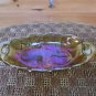 Beautiful Marigold Indiana Glass Carnival Glass Celery Boat Dish *EVC*