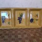 Beautiful Pottery 'Summer Living' Serving Snack PlatterFruit Pattern *EUC*