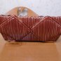 Vintage Burgundy Mccoy Diamond Pattern Planter *EVC*