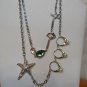 Very Unusual Charm Necklace in Silver Tone 20 Inches *NWOT*
