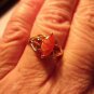Madra Sunstone & Madeira Citrine Yellow Gold Over Sterling Silver sz. 7