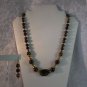 Beautiful Natural Tiger Eye necklace and earring set