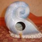 Wonderful Unusual Blue Art Pottery Bird House *EXCELLENT*