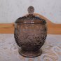 Beautiful Vintage Imperial Amethyst Grape Pattern Lidded Candy Bowl **MINT**