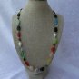 Beautiful multi color Czech glass necklace