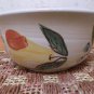 Vintage fruit folk art Royal Norfolk serving bowl EUC
