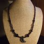Handmade Shades of Purple Glass Bead Necklace 18 Inch *NWOT*