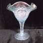Vintage Imperial Glass Lenox Star Medallion Blue Ice Carnival Compote *EVC*
