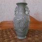 Extraordinary Celadon Vintage 'Phoenix Rising From the Watery Chaos' Vase