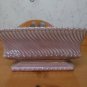 Beautiful Lilac/Lavender Mccoy Pedestal Planter Swirl Pattern *Rare Color* *EVC*