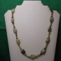 Handmade green agate necklace