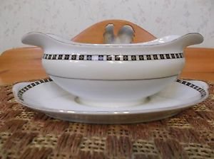 Noritake Lafayette china pattern gravy boat **EUC**