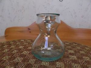 Vintage Green H.E. Diana Pattern Double Bubble Glass *MINT*