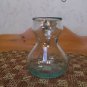 Vintage Green H.E. Diana Pattern Double Bubble Glass *MINT*