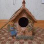 Lovely Terra Cotta birdhouse with lots of details
