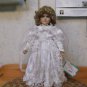 'Dynasty Doll Collection' Porcelain Doll Bride Brenda W/Stand *nice*