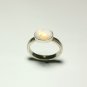 Handmade Sterling Silver and Opal Ring