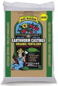 15 Lb. Wiggle Worm Soil Builder Earthworm Castings OMRI Listed Organic Fert.