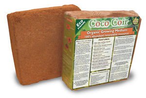 5kg Bricks Coconut Coir Coco Coir Soil Amendment Growing Medium 1-4 bricks