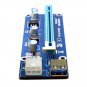 6-Pack PCIe VER 006C 16x to 1x Powered Riser Adapter Card w/ 60cm USB 3.0 4pin