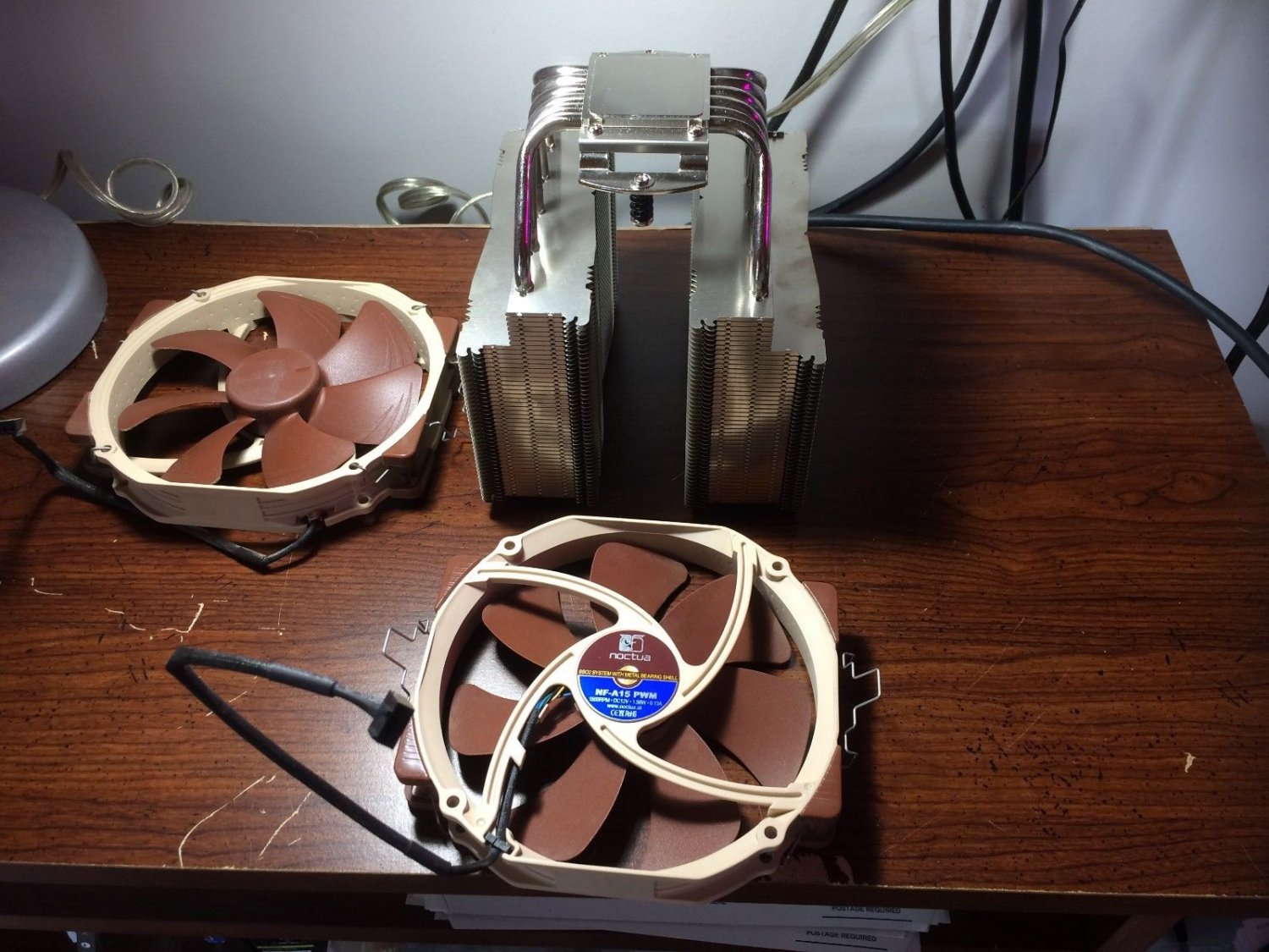 Noctua NH-D15 SSO2 D-Type Premium CPU Cooler, NF-A15 x 2 PWM Fans