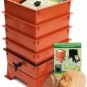 Worm Factory 360 with/out 1 lb Red Wiggler Worms Composter Complete Kit w/ video