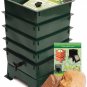 Worm Factory 360 with/out 1 lb Red Wiggler Worms Composter Complete Kit w/ video