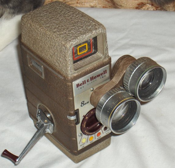 Bell & Howell 8 mm movie camera