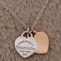 Rare Authentic Tiffany & Co Return To Tiffany Double Mini Hearts Silver Gold 750