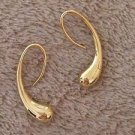 Mint Rare Tiffany & Co. Elsa Peretti Hoop Teardrop Earrings 750 Gold 18K RP$1600