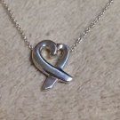 Authentic Tiffany & Co. Paloma Picasso Loving Heart Necklace