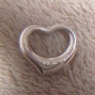 Excellent Condition Authentic Tiffany & Co. Peretti Open Heart Pendant Small